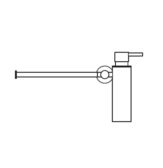 Полотенцедержатель с дозатором