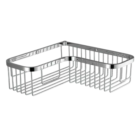 Полочка корзинка COLOMBO DESIGN ANGOLARI B9611 угловая одинарная цвет хром