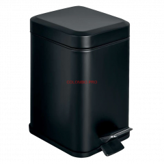 Ведро COLOMBO DESIGN COMPLEMENTI B9210.NM напольное с крышкой с педалью 3 л цвет черный матовый