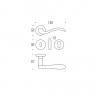 Дверная ручка Colombo Design HEIDI CD31RSB золото