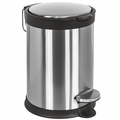Ведро COLOMBO DESIGN COMPLEMENTI B9212 напольное с крышкой с педалью 3 л цвет нержавеющая сталь
