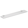 Полочка COLOMBO DESIGN PLUS W4916.BM стеклянная цвет белый матовый