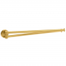 Полотенцедержатель COLOMBO DESIGN PLUS W4913.OM двойной цвет золото матовое