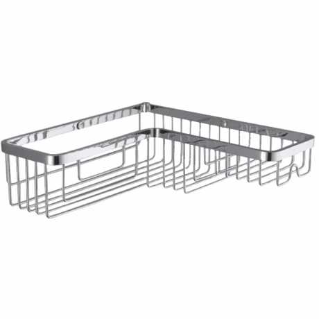Полочка корзинка COLOMBO DESIGN ANGOLARI B9615 угловая одинарная цвет хром
