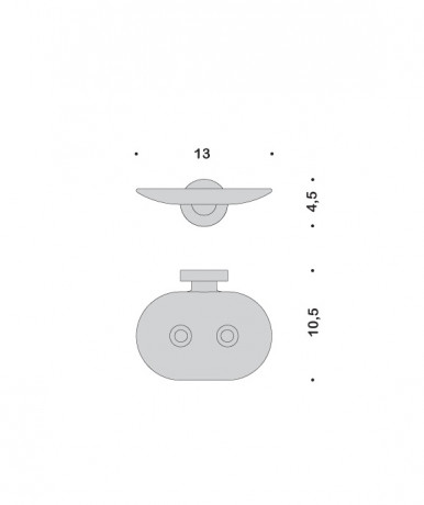 Мыльница COLOMBO DESIGN BASIC B2781 настенная несъемная цвет хром