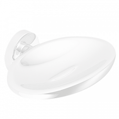 Мыльница COLOMBO DESIGN PLUS W4901.BM настенная цвет белый матовый