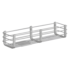Полочка корзинка COLOMBO DESIGN ANGOLARI B9633.HPS1 одинарная с металлической полочкой цвет нержавеющая сталь