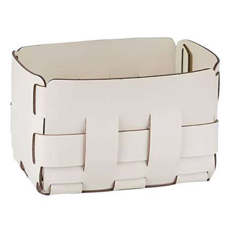 Корзинка COLOMBO DESIGN ADJ 1012.10/16 настольная цвет белый/панна котта