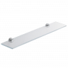 Полочка COLOMBO DESIGN PLUS W4916 стеклянная цвет хром
