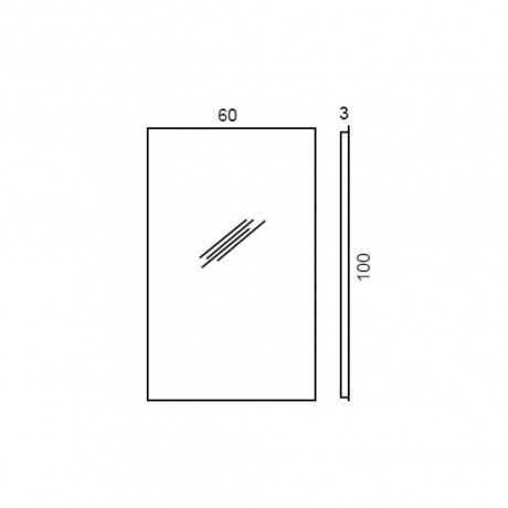 Зеркало COLOMBO DESIGN GALLERY B2013 настенное