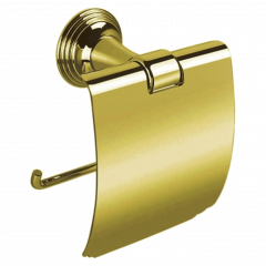 Держатель туалетной бумаги COLOMBO DESIGN HERMITAGE B3391.OA с крышкой цвет античная латунь