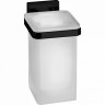 Стакан COLOMBO DESIGN BASICQ B3702.NM настенный цвет черный матовый