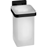 Стакан COLOMBO DESIGN BASICQ B3702.NM настенный цвет черный матовый