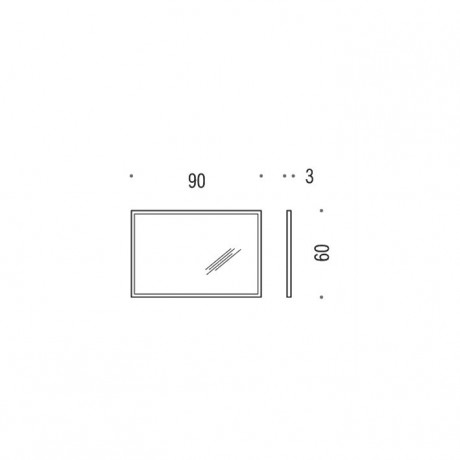 Зеркало COLOMBO DESIGN FASHION MIRRORS B2041 настенное в раме цвет полированная н/сталь