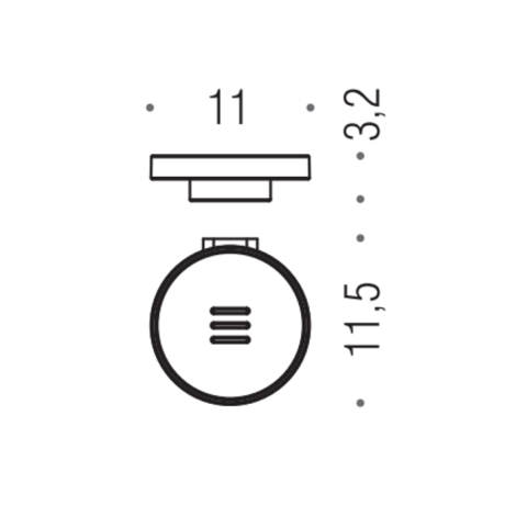 Мыльница COLOMBO DESIGN MINI B4001.OM подвесная цвет золото матовое