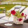Корзинка COLOMBO DESIGN ADJ 1013.16/10 настольная цвет панна котта/белый