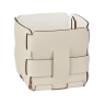 Корзинка COLOMBO DESIGN ADJ 1013.16/10 настольная цвет панна котта/белый