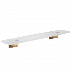 Полочка COLOMBO DESIGN PORTOFINO B3216.BR стеклянная цвет бронза