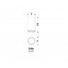 Стакан COLOMBO DESIGN NORDIC B5241.CBO настольный цвет хром