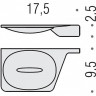 Мыльница COLOMBO DESIGN ALIZE B2501SX настенная цвет хром