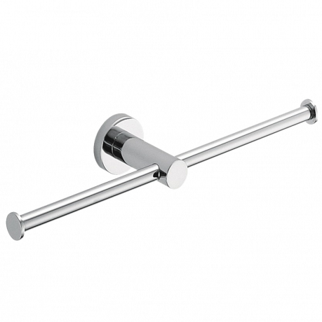 Держатель туалетной бумаги COLOMBO DESIGN PLUS W4990 двойной без крышки цвет хром