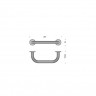 Поручень COLOMBO DESIGN HERMITAGE B3373 цвет хром