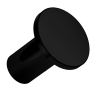 Крючок COLOMBO DESIGN MINI CD107.NM одинарный цвет черный матовый
