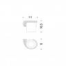 Стакан COLOMBO DESIGN LINK B2402DX настенный цвет хром