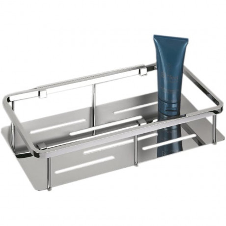 Полочка корзинка COLOMBO DESIGN ANGOLARI B9640 одинарная съемная цвет хром