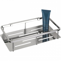 Полочка корзинка COLOMBO DESIGN ANGOLARI B9640 одинарная съемная цвет хром