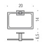 Полотенцедержатель COLOMBO DESIGN LOOK B1631.OM кольцо цвет золото матовое