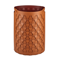 Корзина для белья COLOMBO DESIGN ADJ 2057.09/30 напольная цвет коньяк/бордо