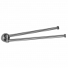 Полотенцедержатель COLOMBO DESIGN PLUS W4913 двойной цвет хром
