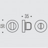 Фиксатор сантехнический Colombo Design Rosetta One CC19 BZG.С01 белый