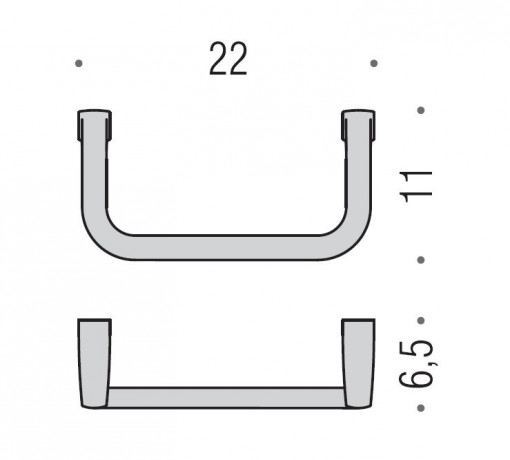 Полотенцедержатель COLOMBO DESIGN LULU B6231 кольцо цвет хром