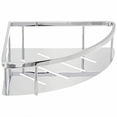 Полочка корзинка COLOMBO DESIGN ANGOLARI B9642 угловая одинарная съемная цвет хром