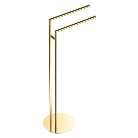 Стойка COLOMBO DESIGN MINI B4038.OM с полотенцедержателем двойным цвет золото матовое