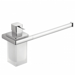 Полотенцедержатель с дозатором COLOMBO DESIGN LULU B6274 настенный цвет хром