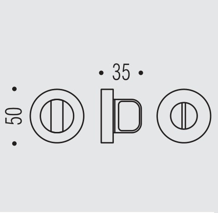 Фиксатор сантехнический Colombo Design Rosetta One CC19 BZG серебро