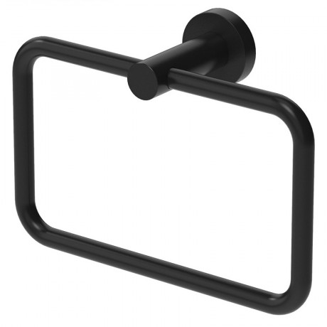 Полотенцедержатель COLOMBO DESIGN PLUS W4931.NM кольцо цвет черный матовый