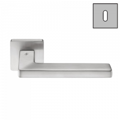 Дверная ручка Colombo Design ESPRIT BT11R хром матовый в комплекте с накладками под ключ для межкомнатных дверей