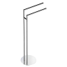 Стойка COLOMBO DESIGN MINI B4038 с полотенцедержателем двойным цвет хром