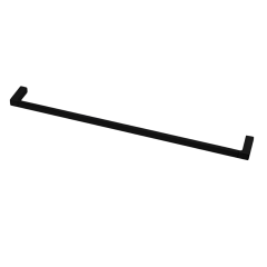 Полотенцедержатель COLOMBO DESIGN MINI Q B5011.NM широкий цвет черный матовый