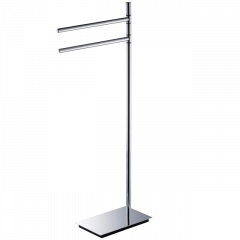 Стойка COLOMBO DESIGN SQUARE B9901 напольная с полотенцедержателем цвет хром