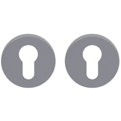 Накладка под цилиндр Colombo Design Rosetta One CC13 серебро 2 шт