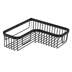 Полочка корзинка COLOMBO DESIGN ANGOLARI B9611.NM угловая одинарная цвет черный матовый