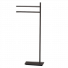 Стойка COLOMBO DESIGN SQUARE B9901.NM напольная с полотенцедержателем цвет черный матовый