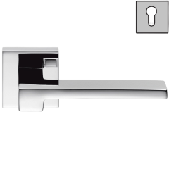 Дверная ручка Colombo Design ZELDA MM11RY хром  в комплекте с накладками под цилиндр