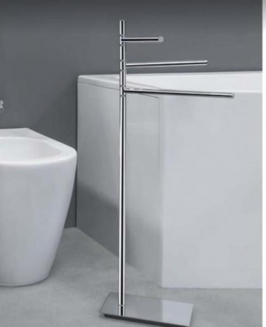 Стойка COLOMBO DESIGN SQUARE B9915 напольная с полотенцедержателем цвет хром