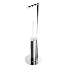 Стойка COLOMBO DESIGN MINI B4018 с держателем туалетной бумаги и ершиком цвет хром